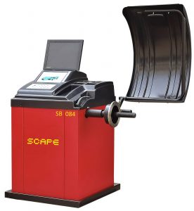 Automatic wheel balance machine with LCD and CE SB-084